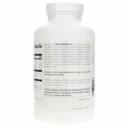 Magnesium Malate, SNN